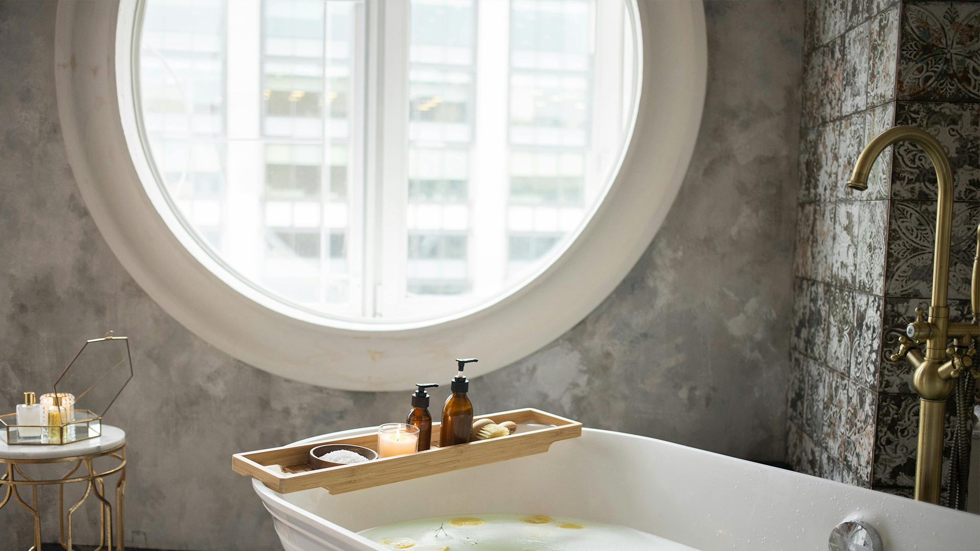 Photo of a renovated bathroom